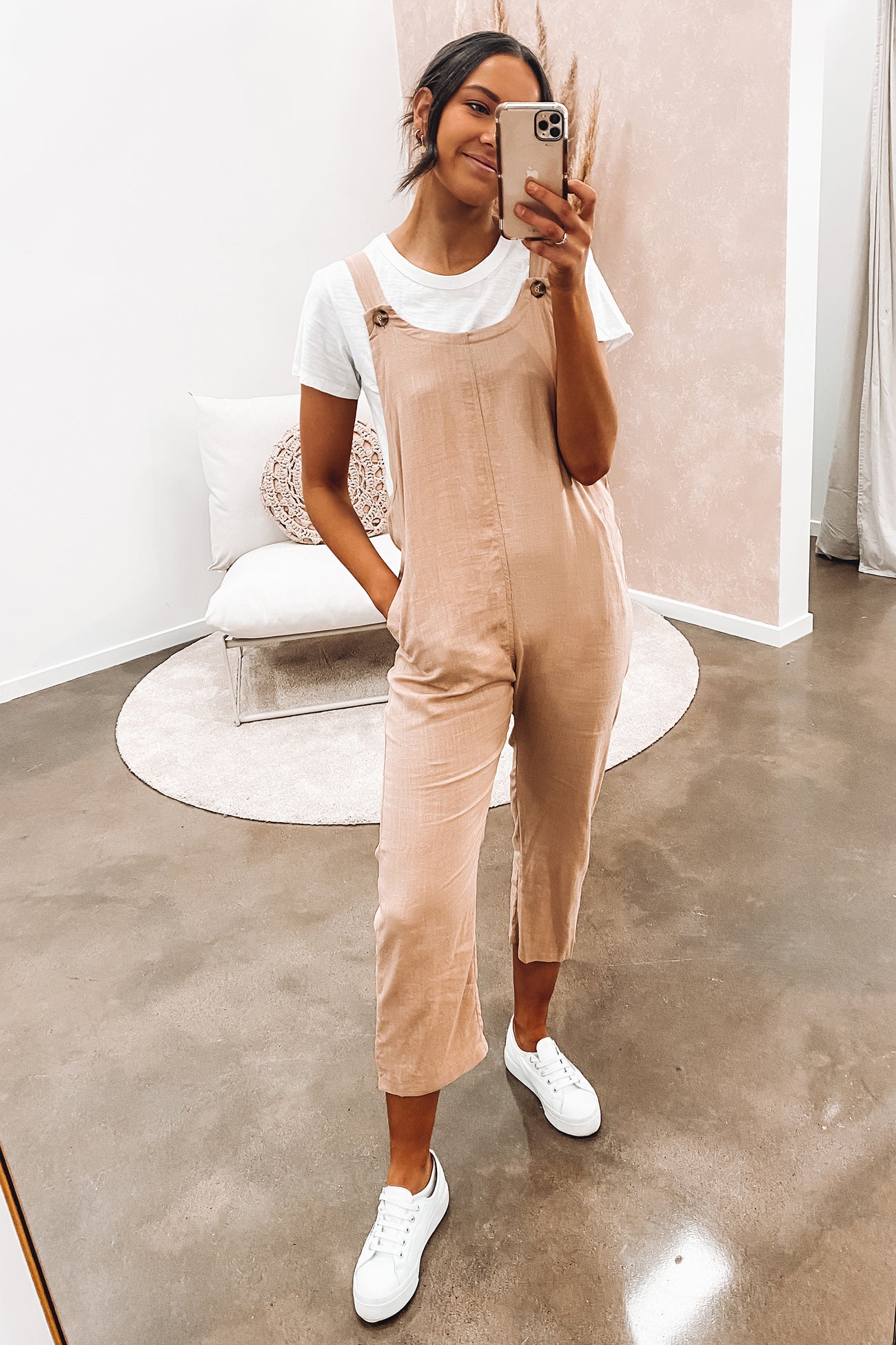 Elias Jumpsuit Blush