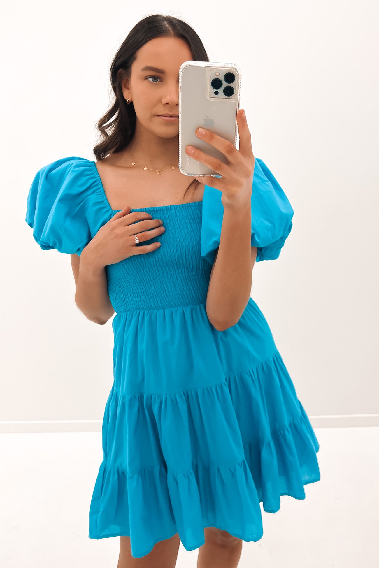 Elisabeth Mini Dress Royal Blue