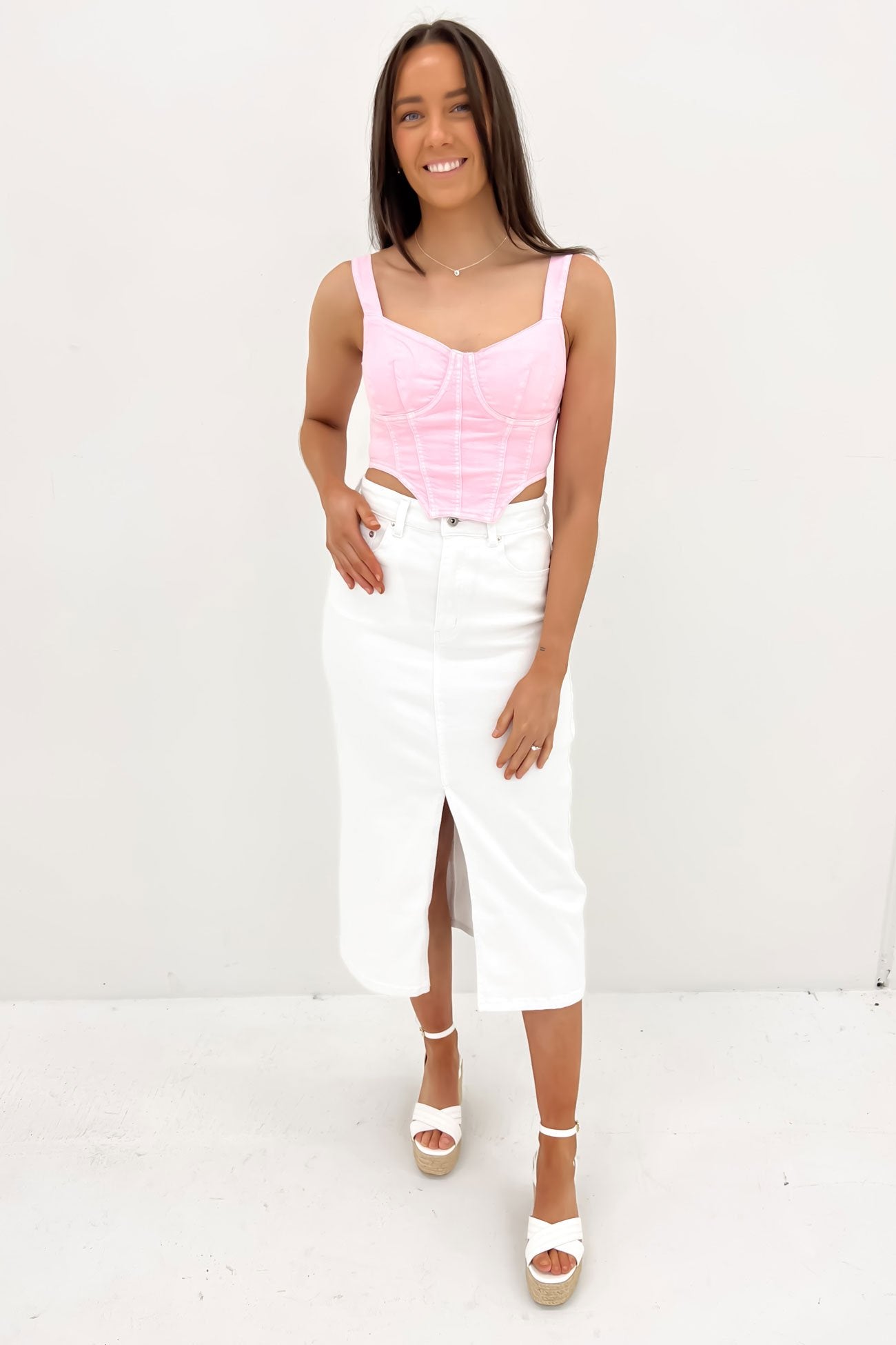 Elle Corset Pink