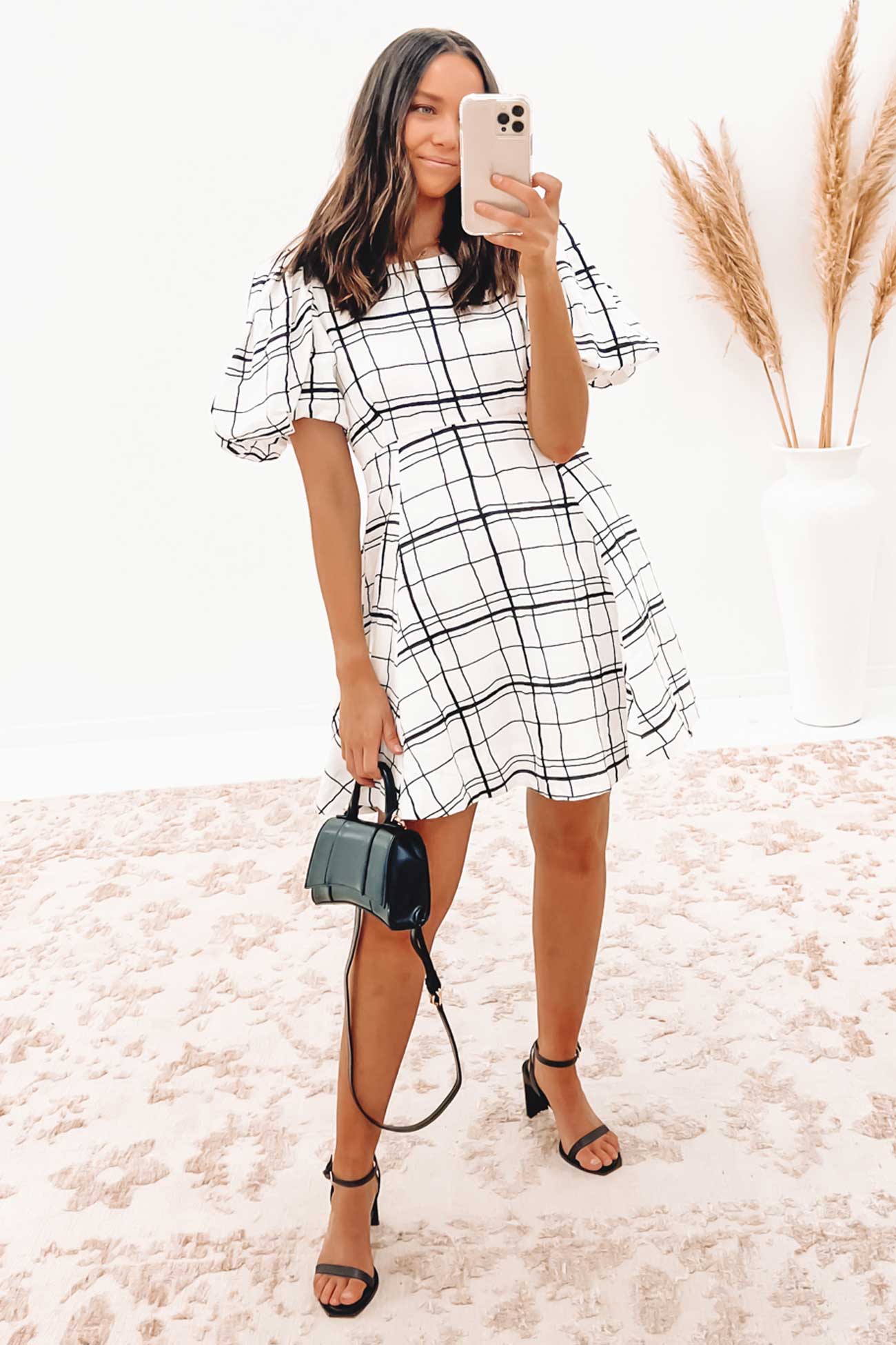 Ellie Mini Dress Painters Check