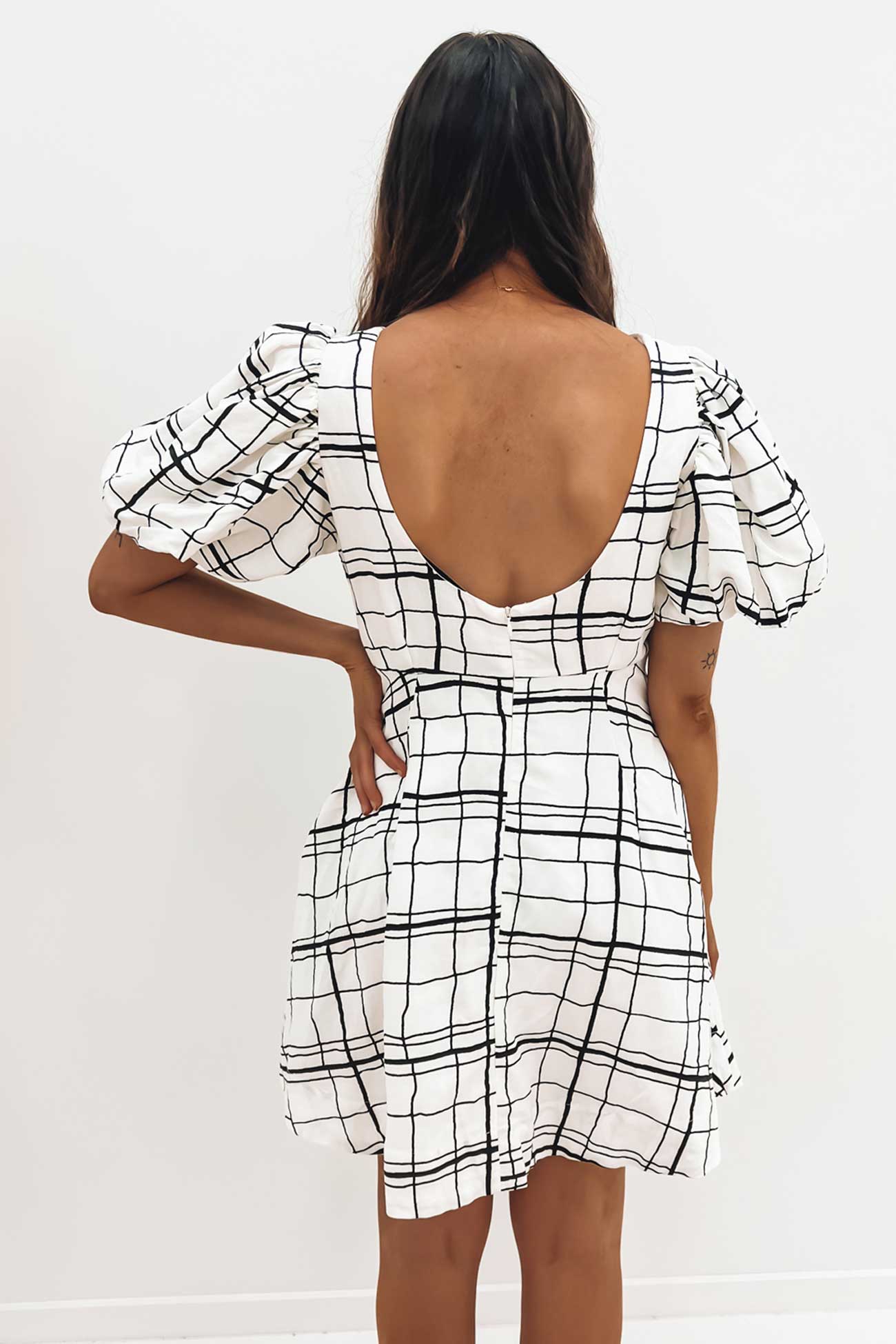 Ellie Mini Dress Painters Check