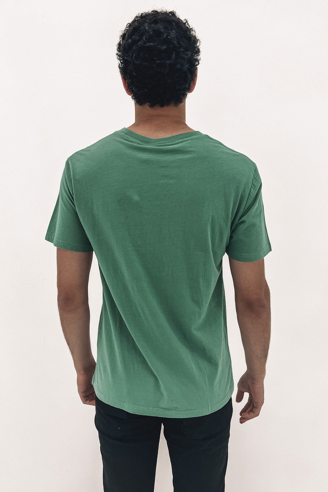 Embroidered Pocket Short Sleeve T-Shirt Agave