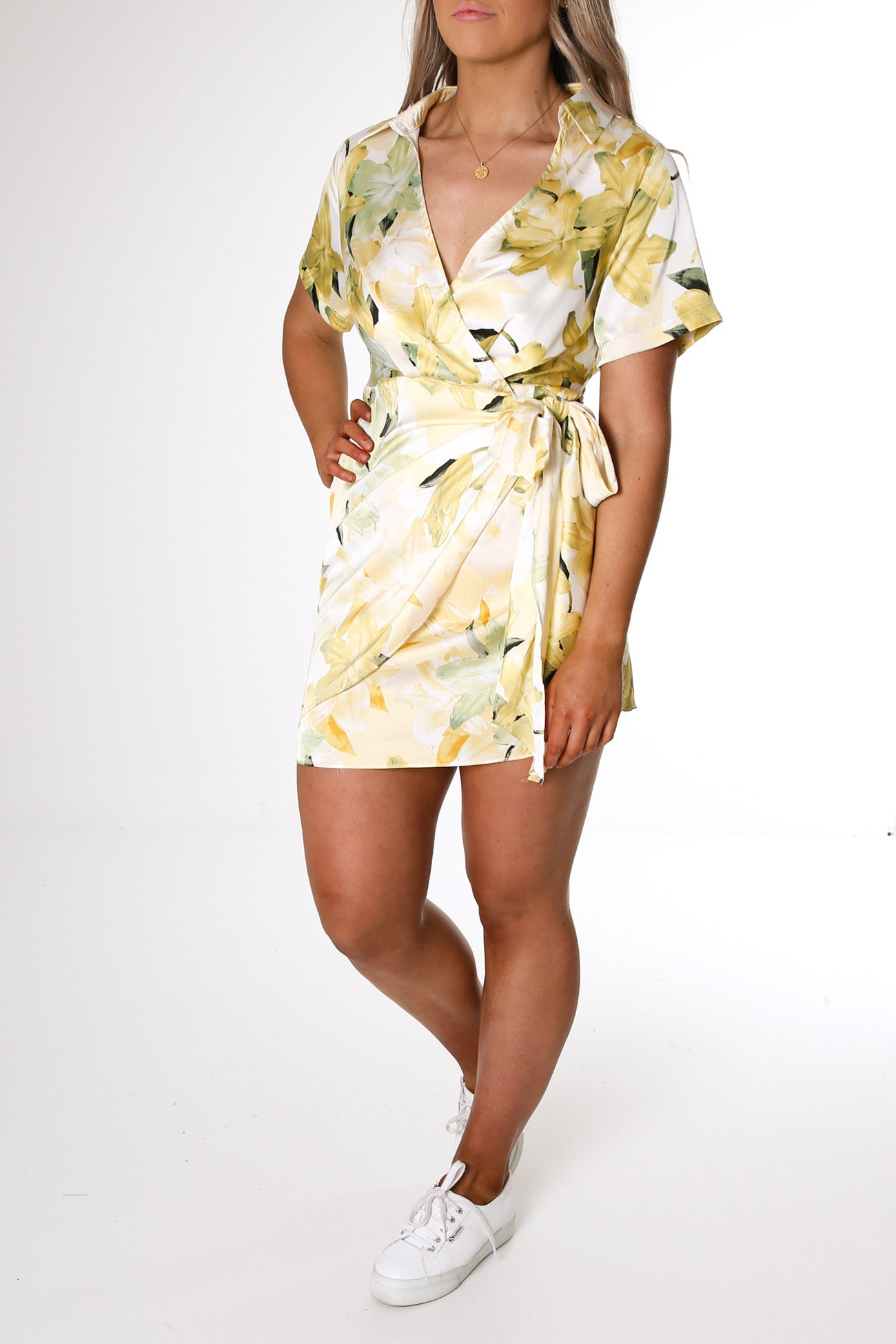 Emerald Mini Dress Yellow