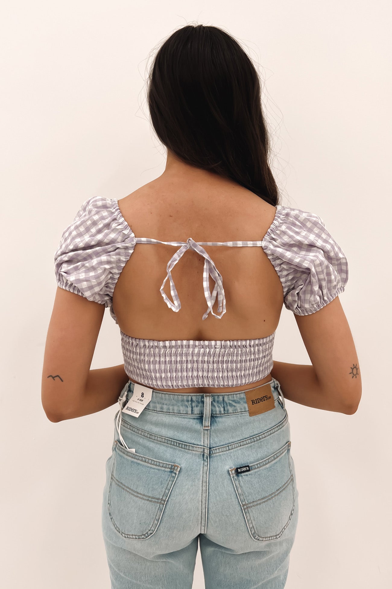 Emilia Crop Top Purple