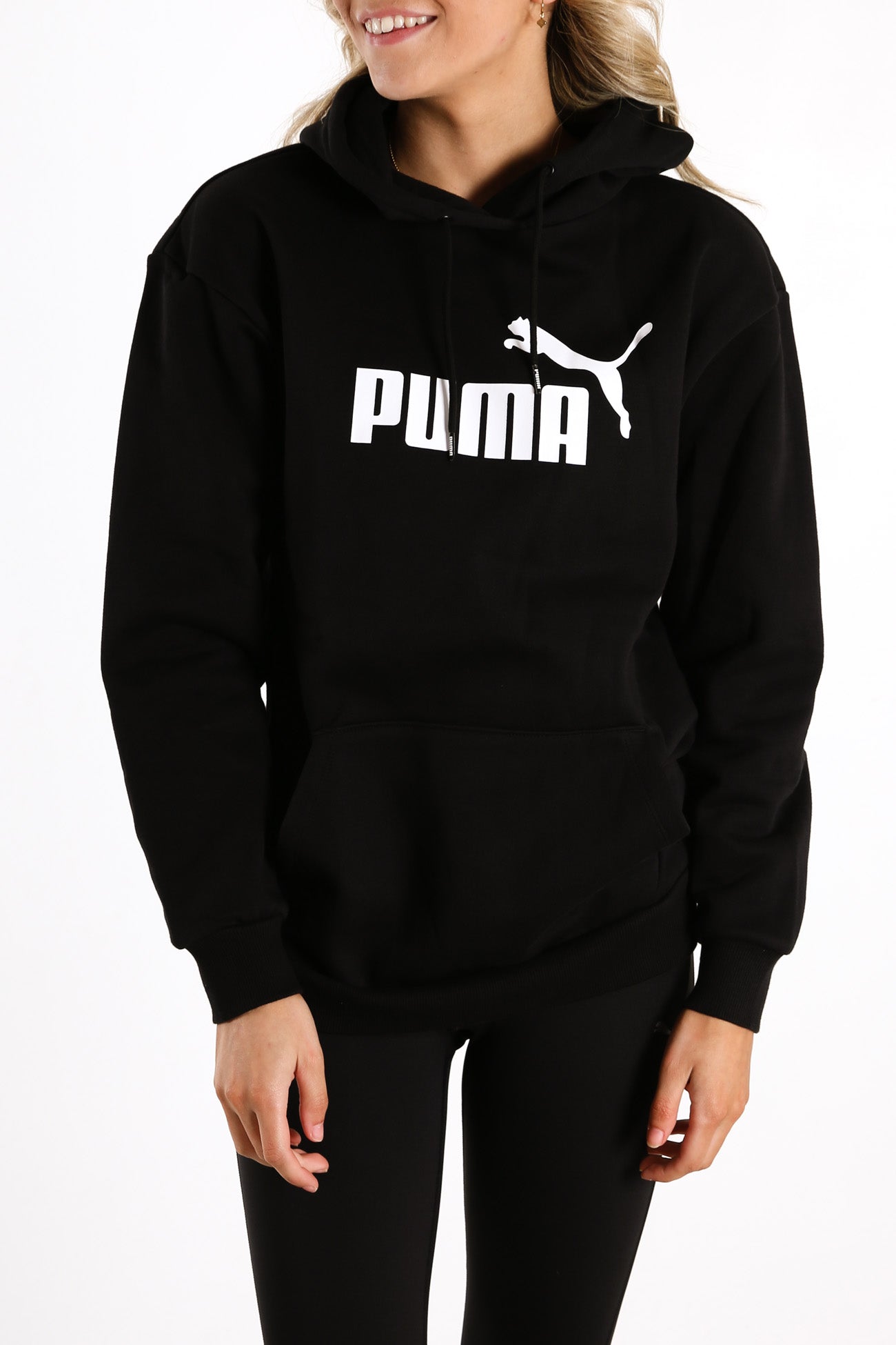 Essentials+ Elongated Hoodie Black