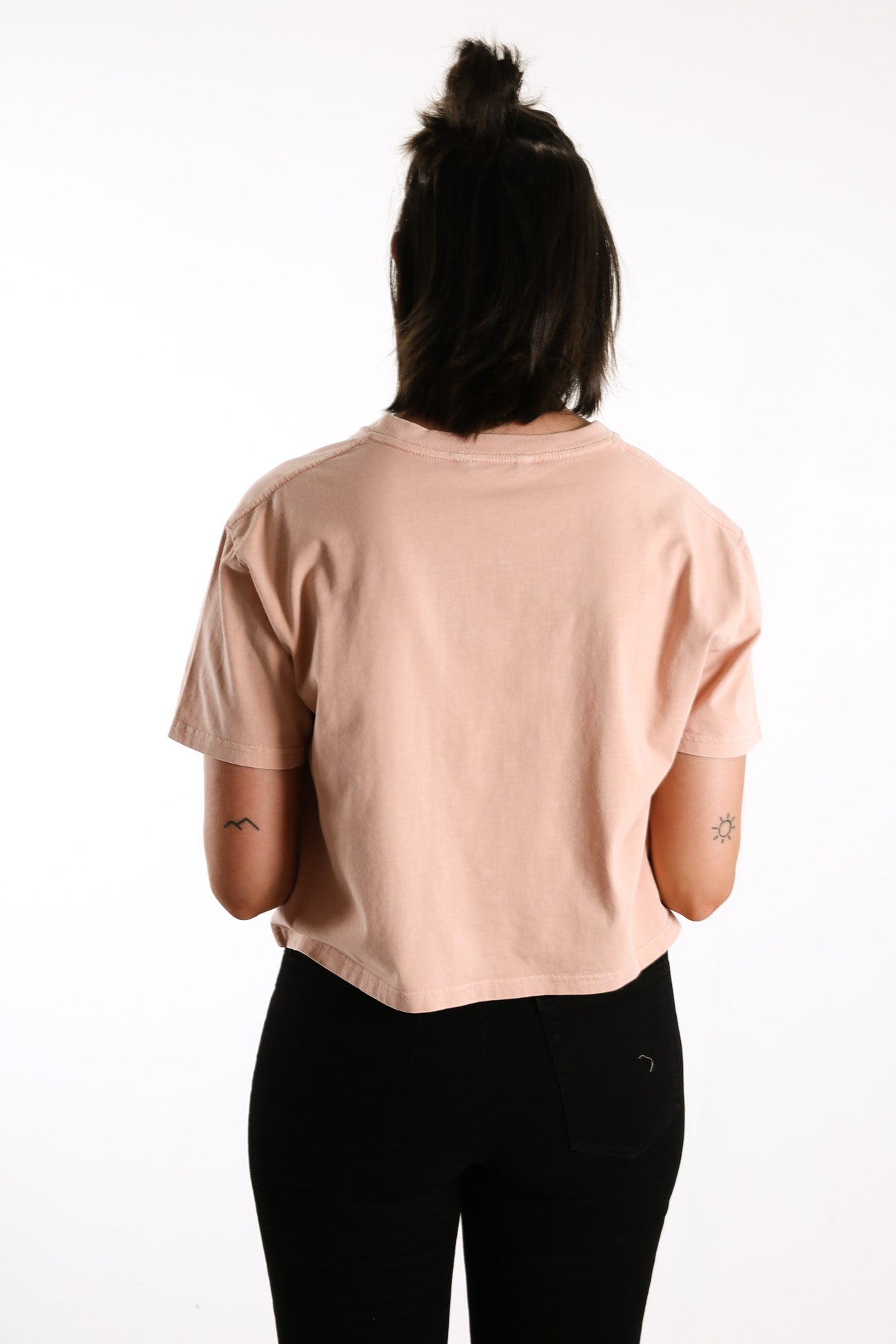 Essentials Ember Crop Tee Rose Cloud