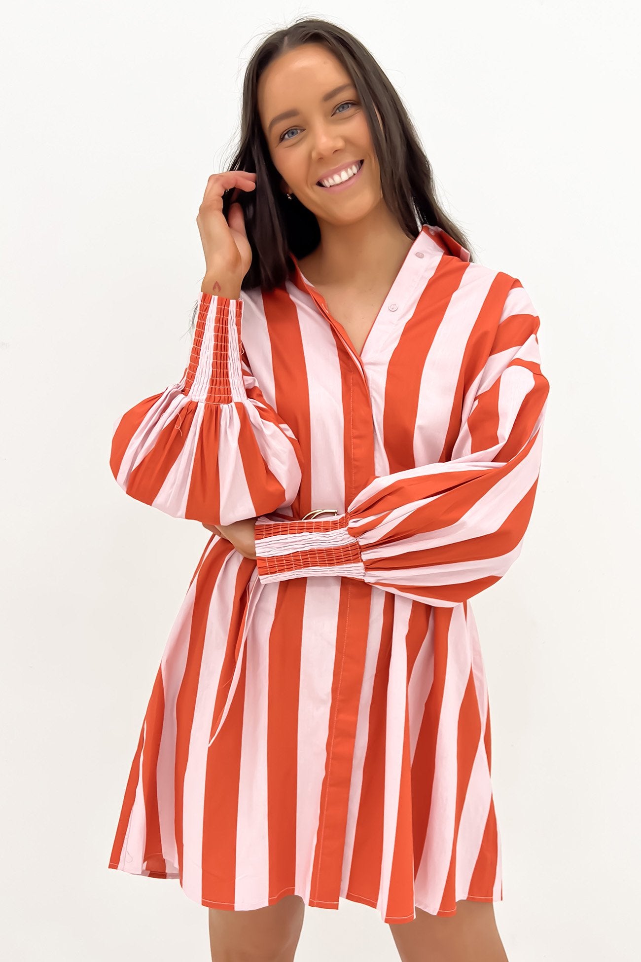 Evianna Mini Dress Pink Orange