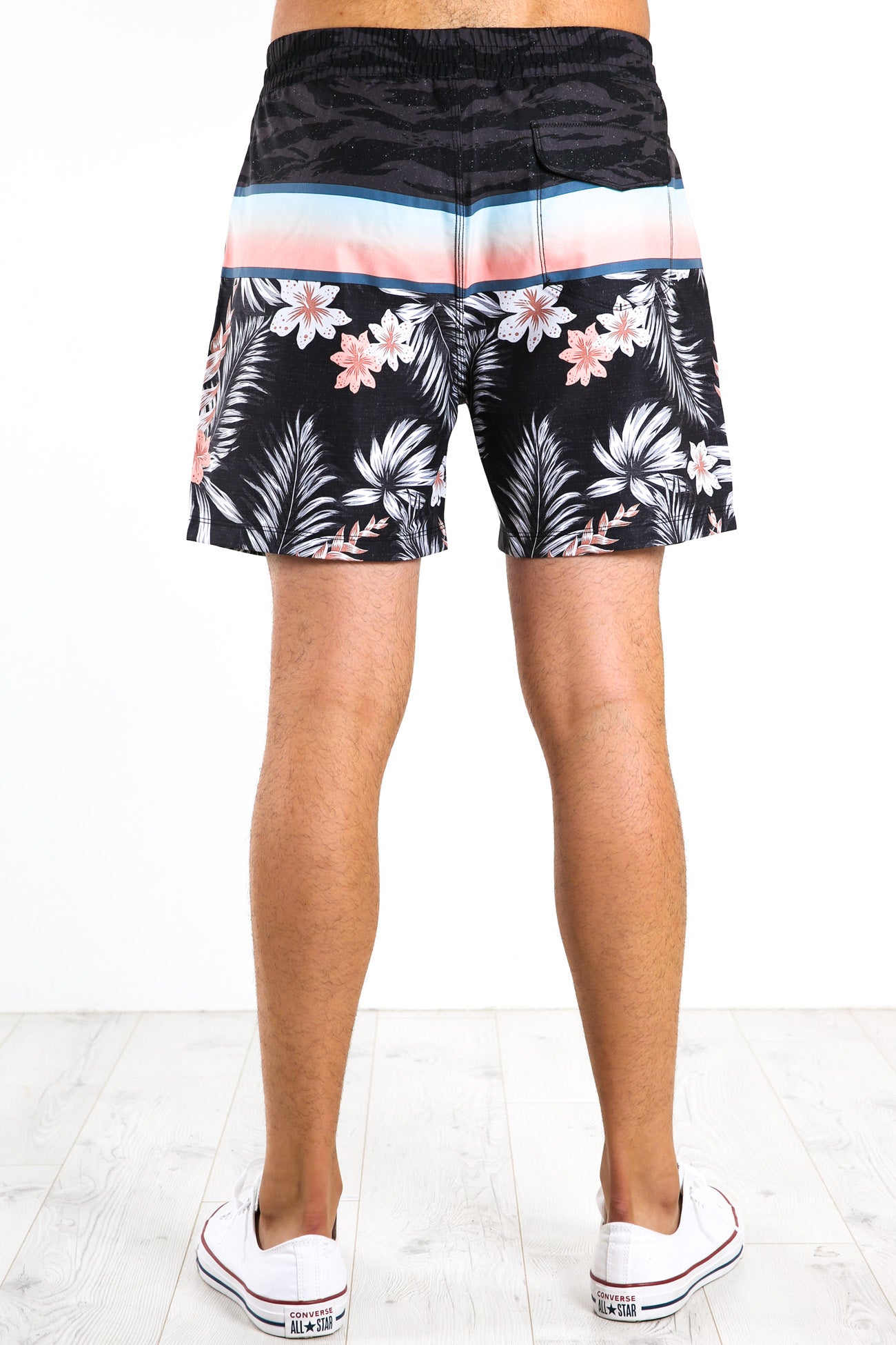 Flanimal Volley 17in Boardshort Black
