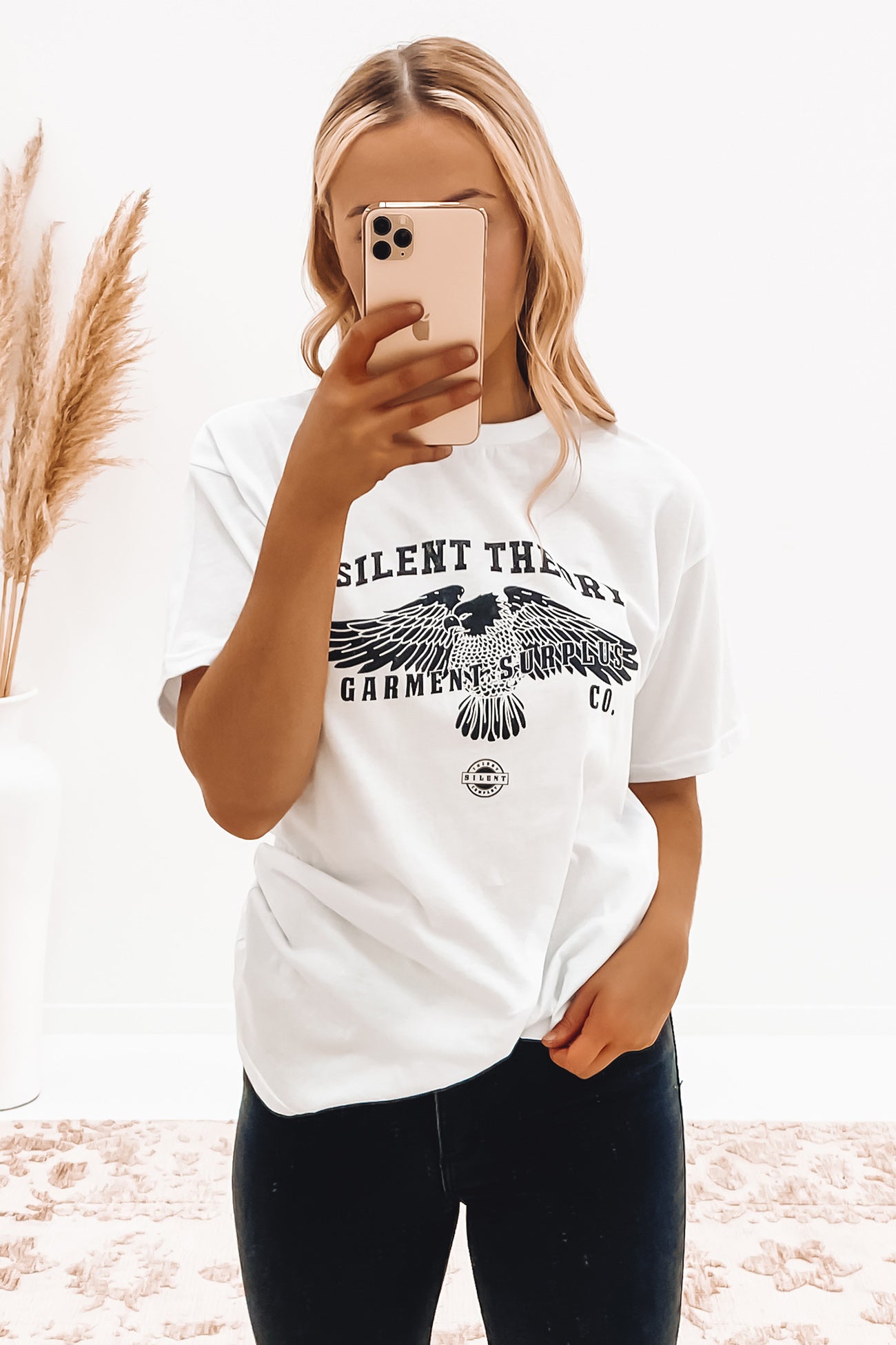 Fluid Tie Tee White