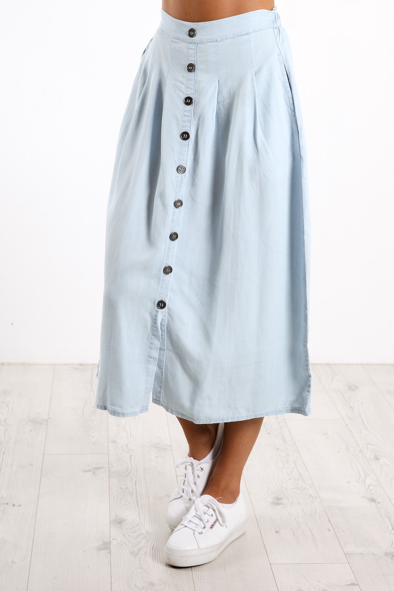 Frankie Skirt Chambray