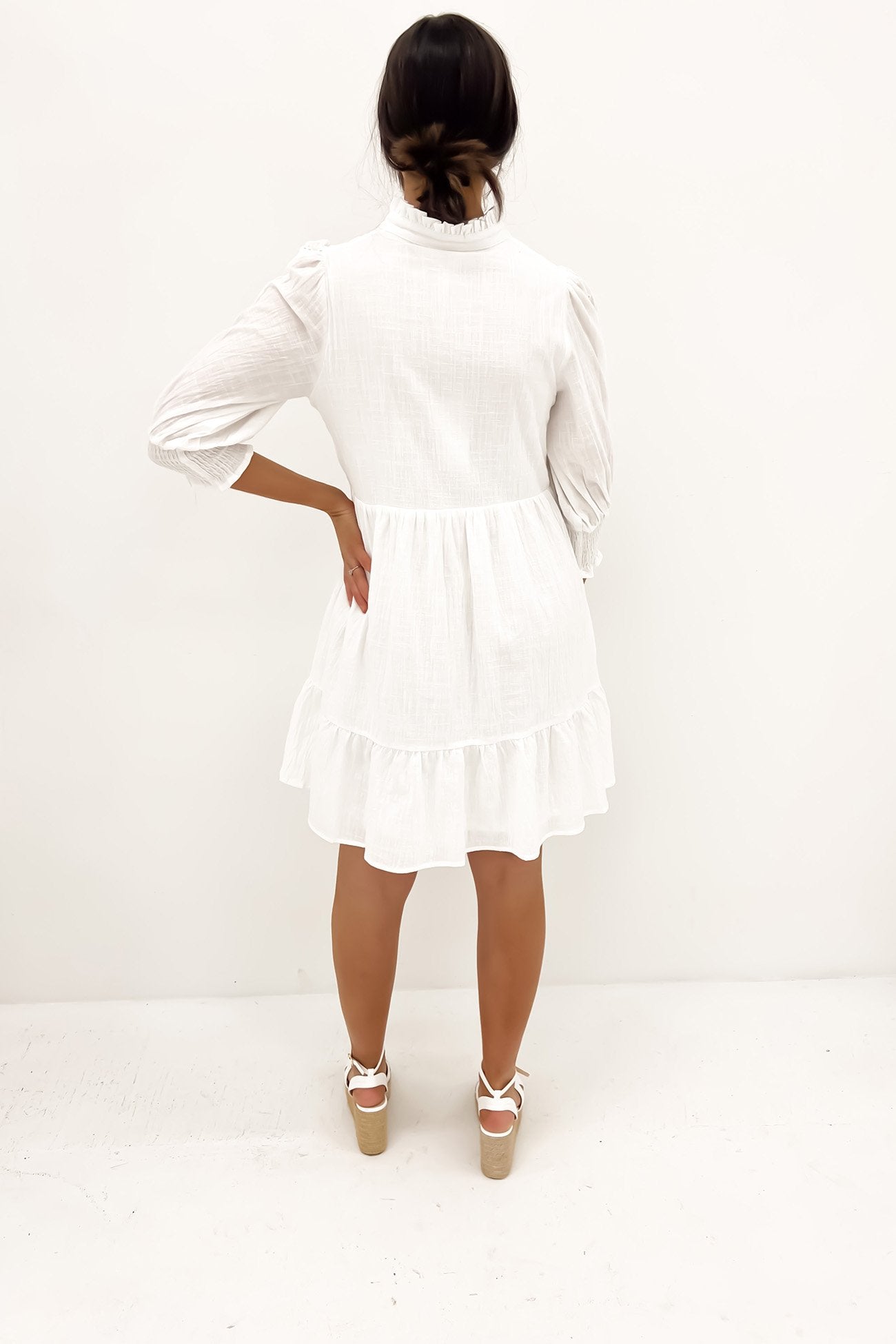 Frannie Mini Dress White