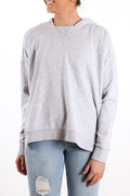 Fundamental Split Hoody Washed Black