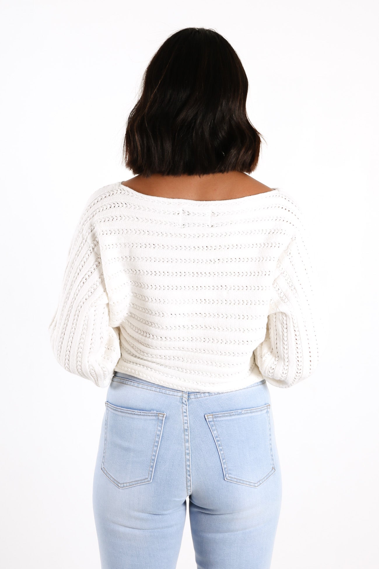 Gemma Knit White