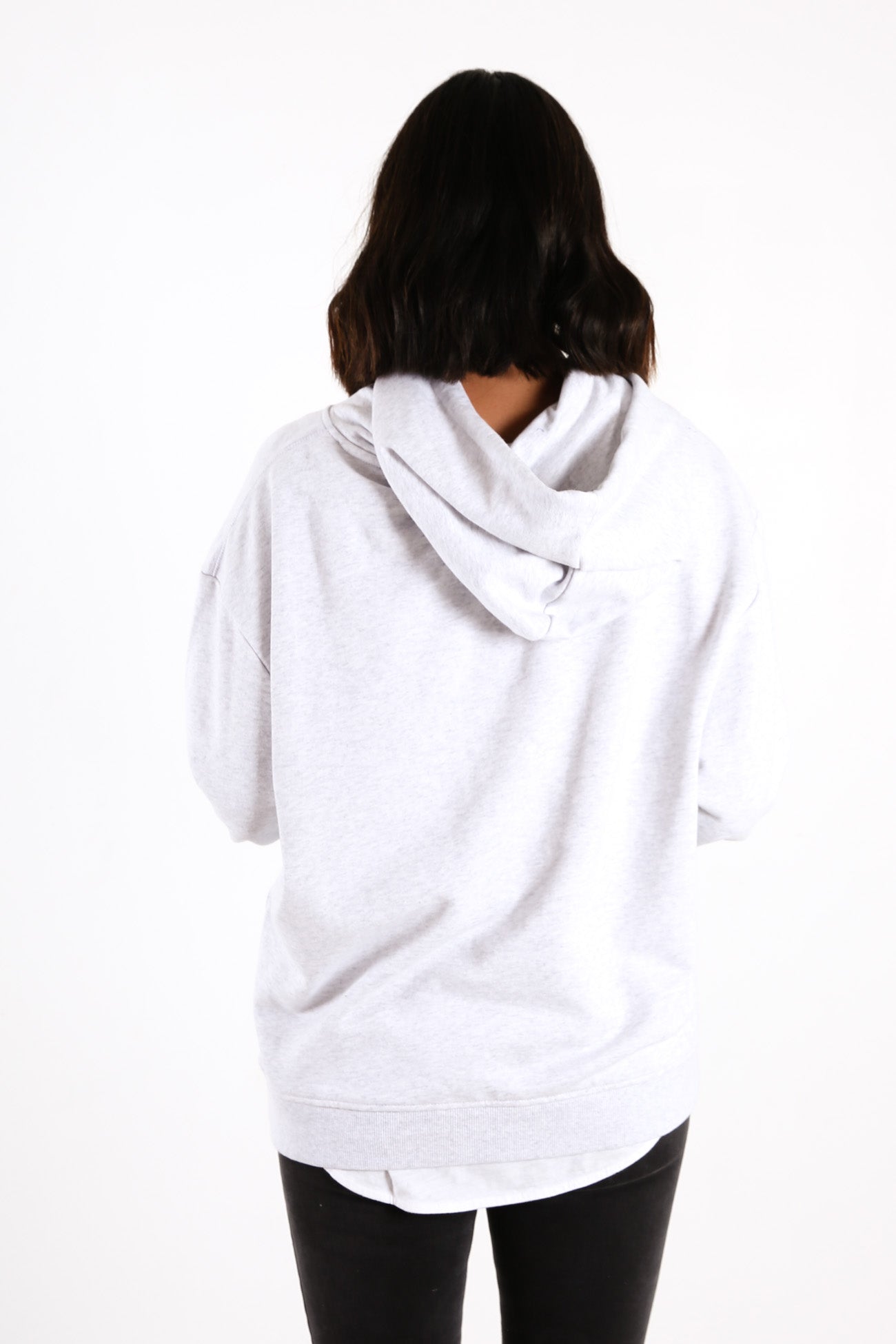 Gigi Hoodie White Marle