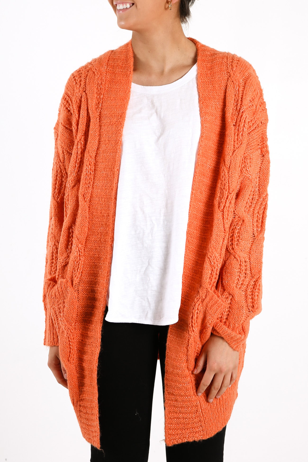 Grace Cardigan Papaya