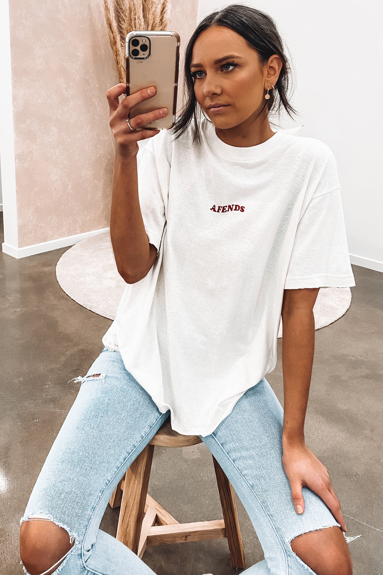 Grow Some Hemp Oversized T-Shirt Off White