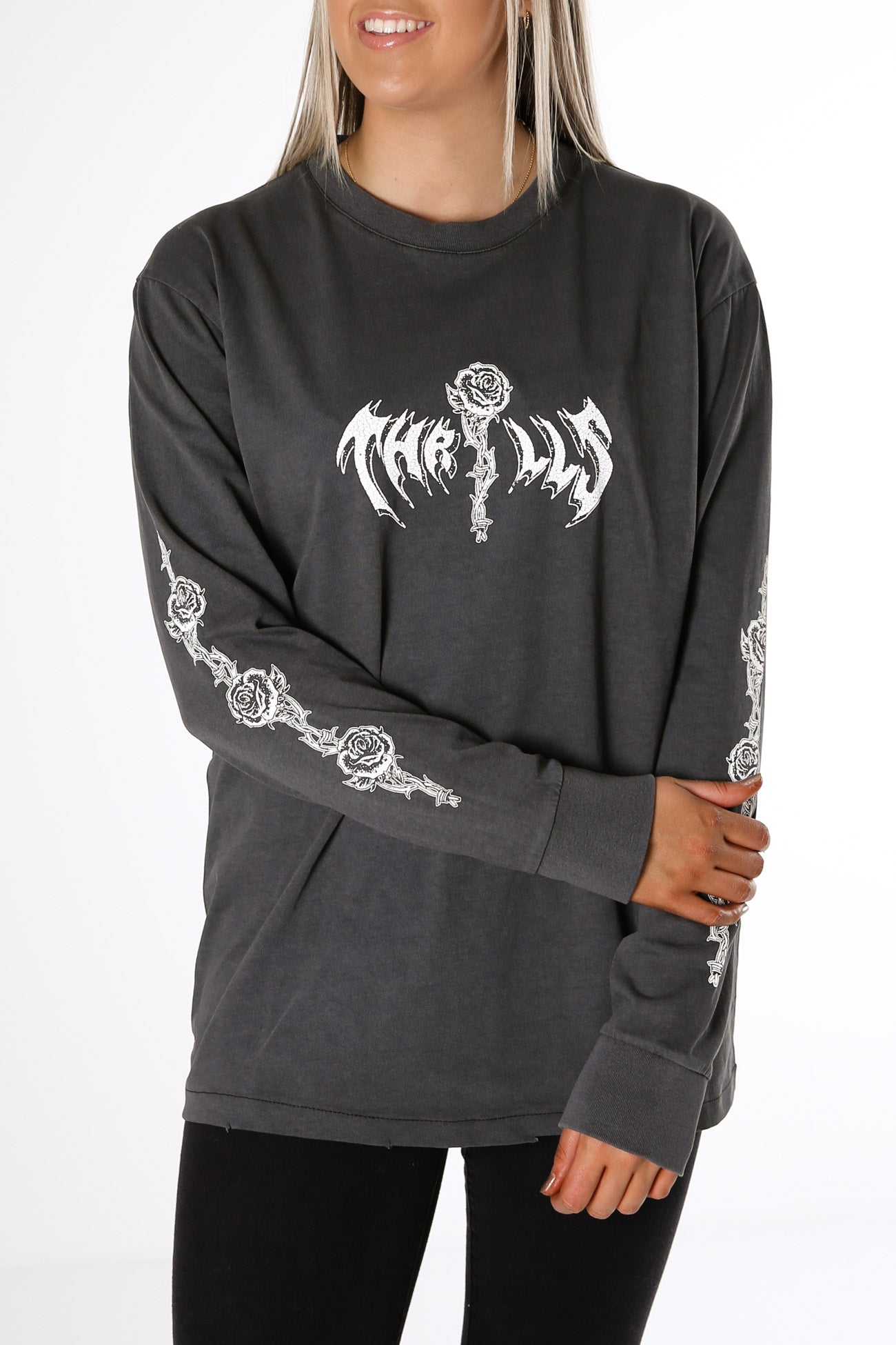 Hard Fast Loud Merch Fit LS Tee Merch Black