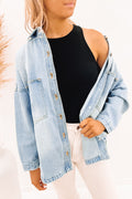 Harley Denim Jacket Black