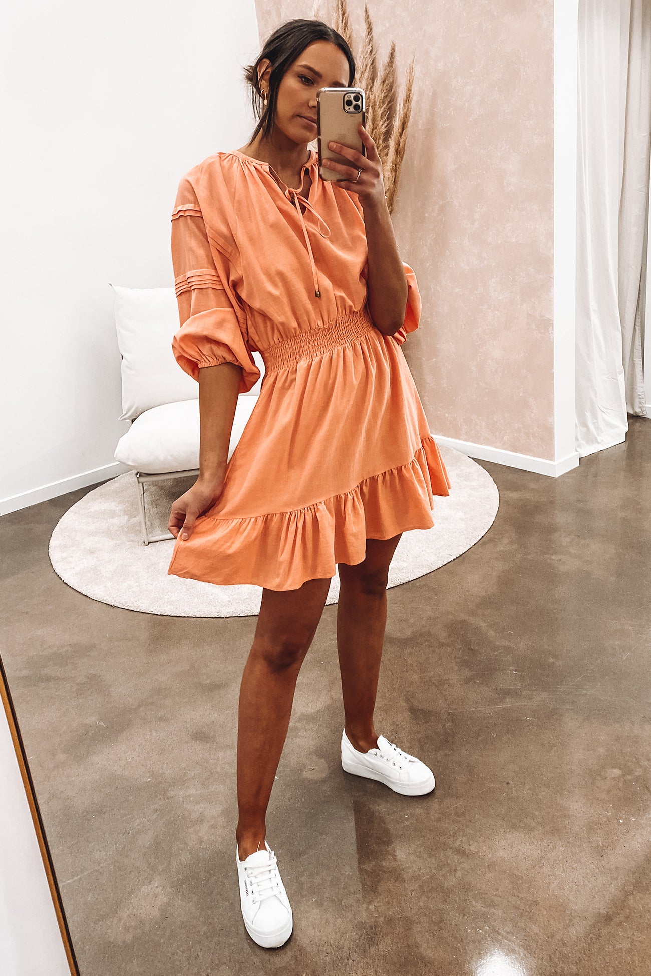 Harley Mini Dress Orange