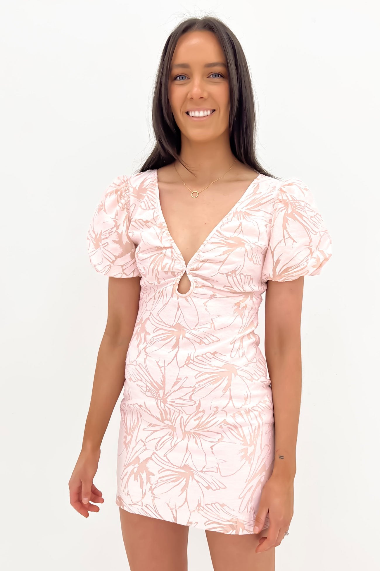 Haven Mini Dress Blush