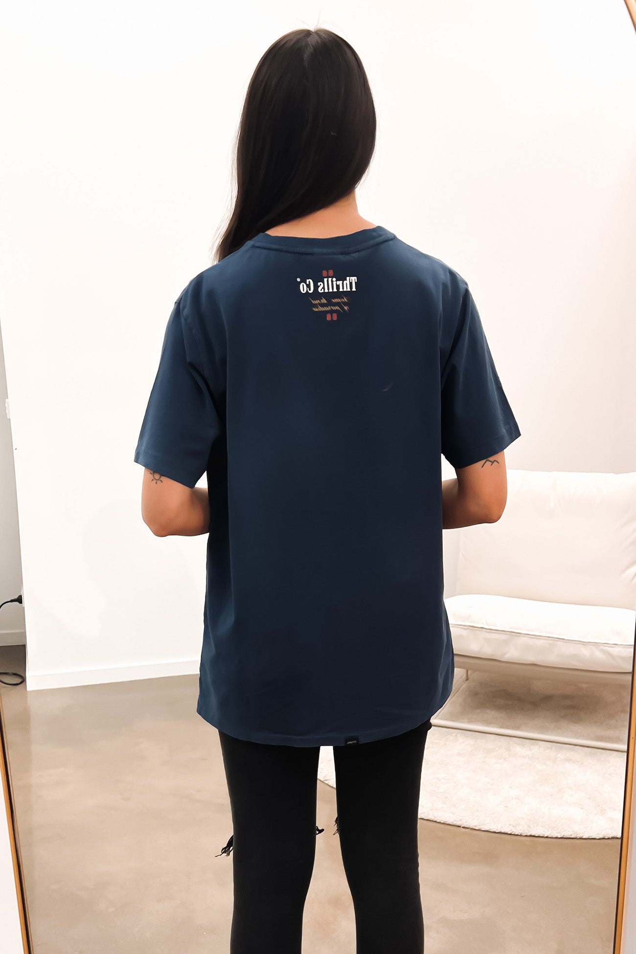 Heavy Strength Merch Fit Tee Vintage Navy