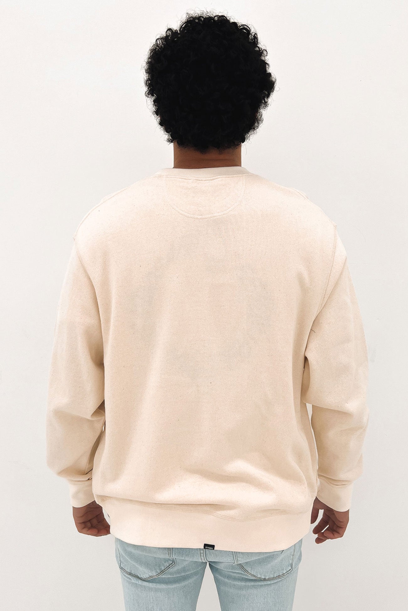 Hemp Thrills Territory Oversize Crew Unbleached