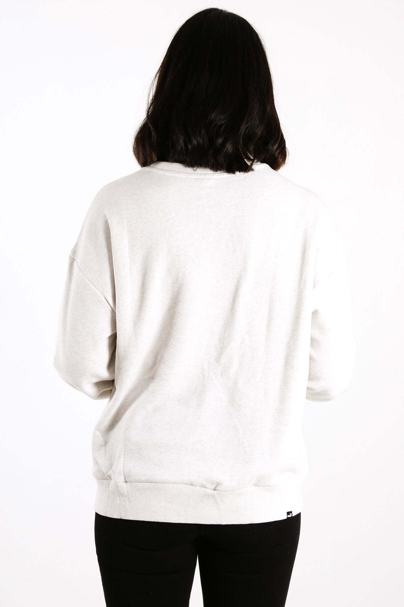 Her Crew Neck Sweater Puma White Heather