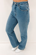 Hi Flare Relaxed Jean Blue Outlook