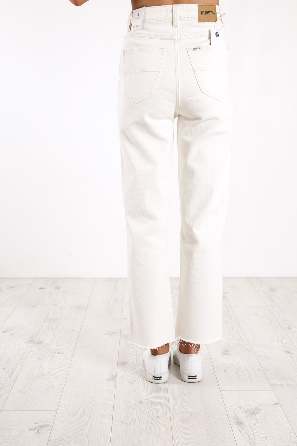 Hi-Straight Jean Ecru