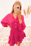 Hyatt Mini Dress Hot Pink