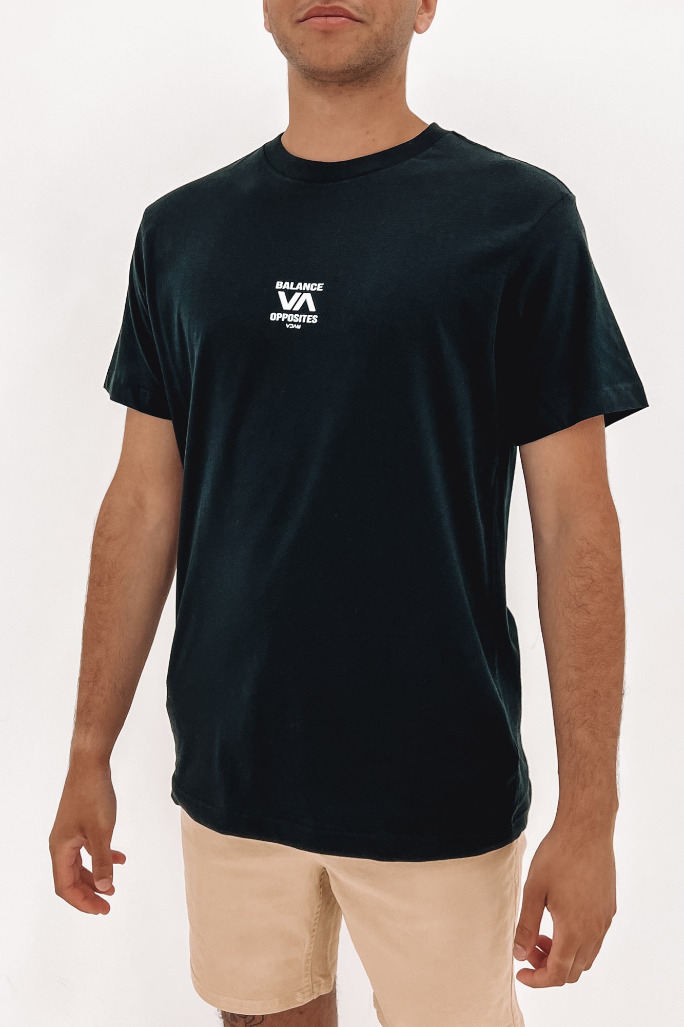 RVCA Trainer Short Sleeve Tee Black