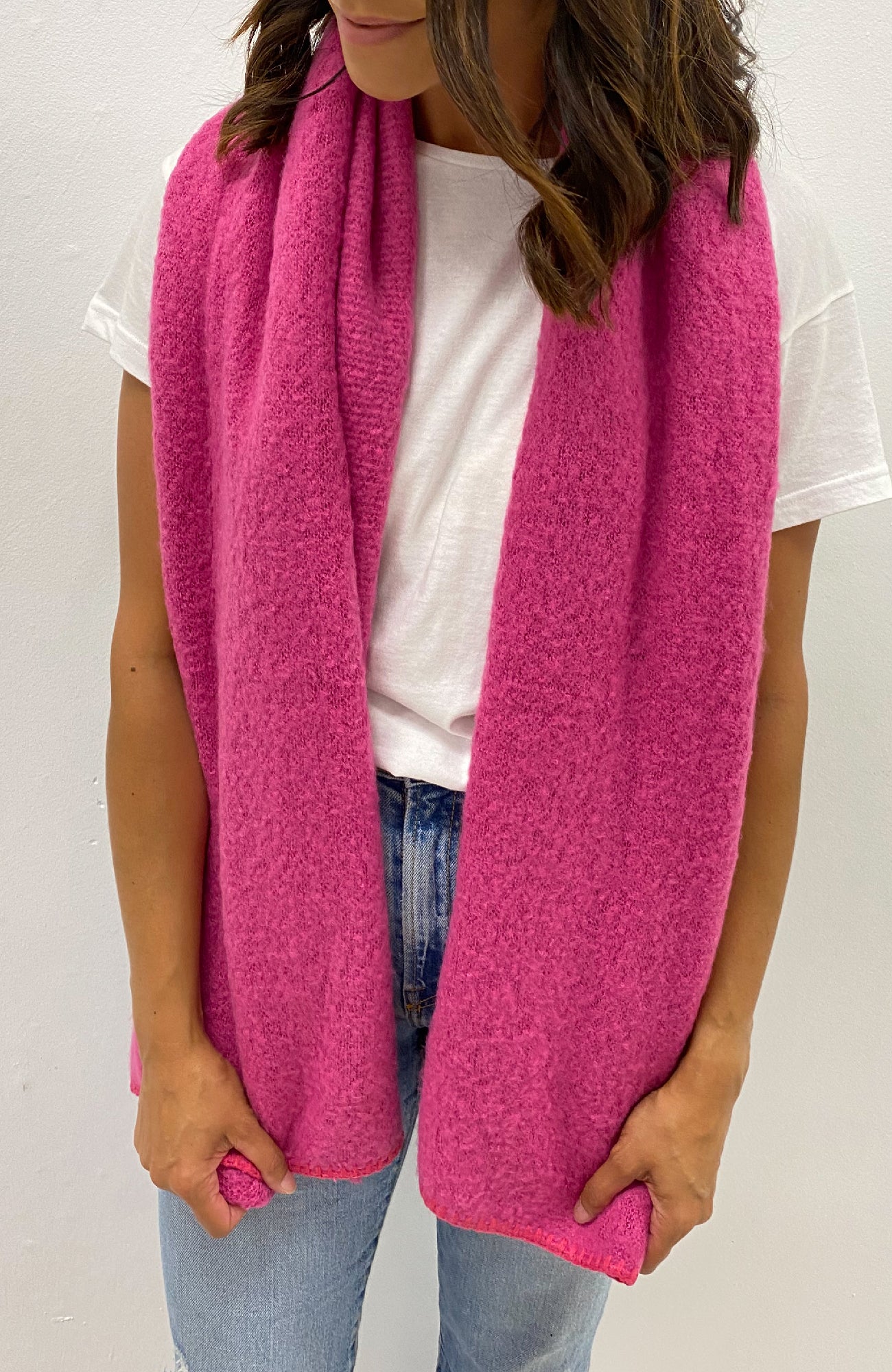 Cosmos Scarf Fuchsia