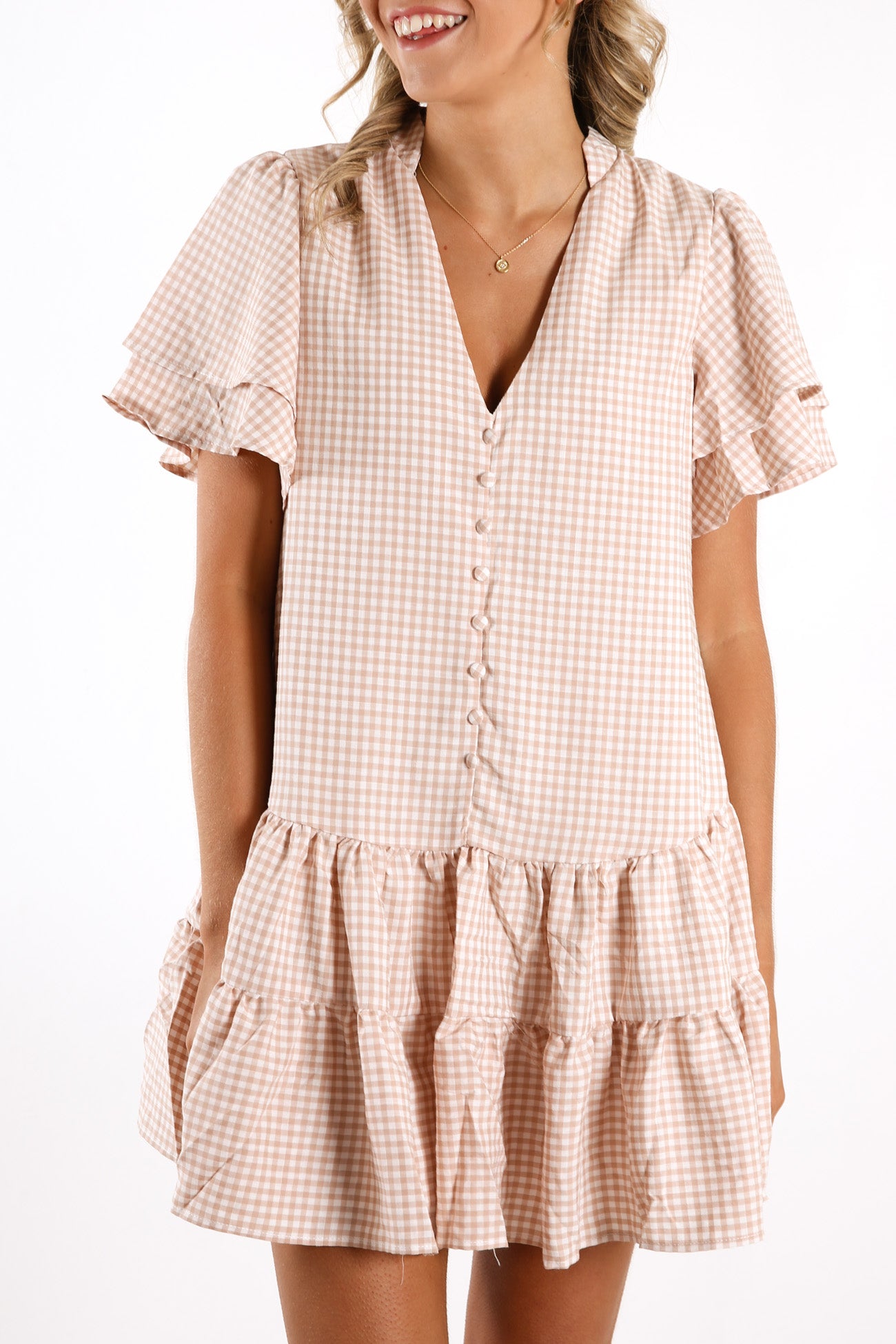 Isla Dress Tan