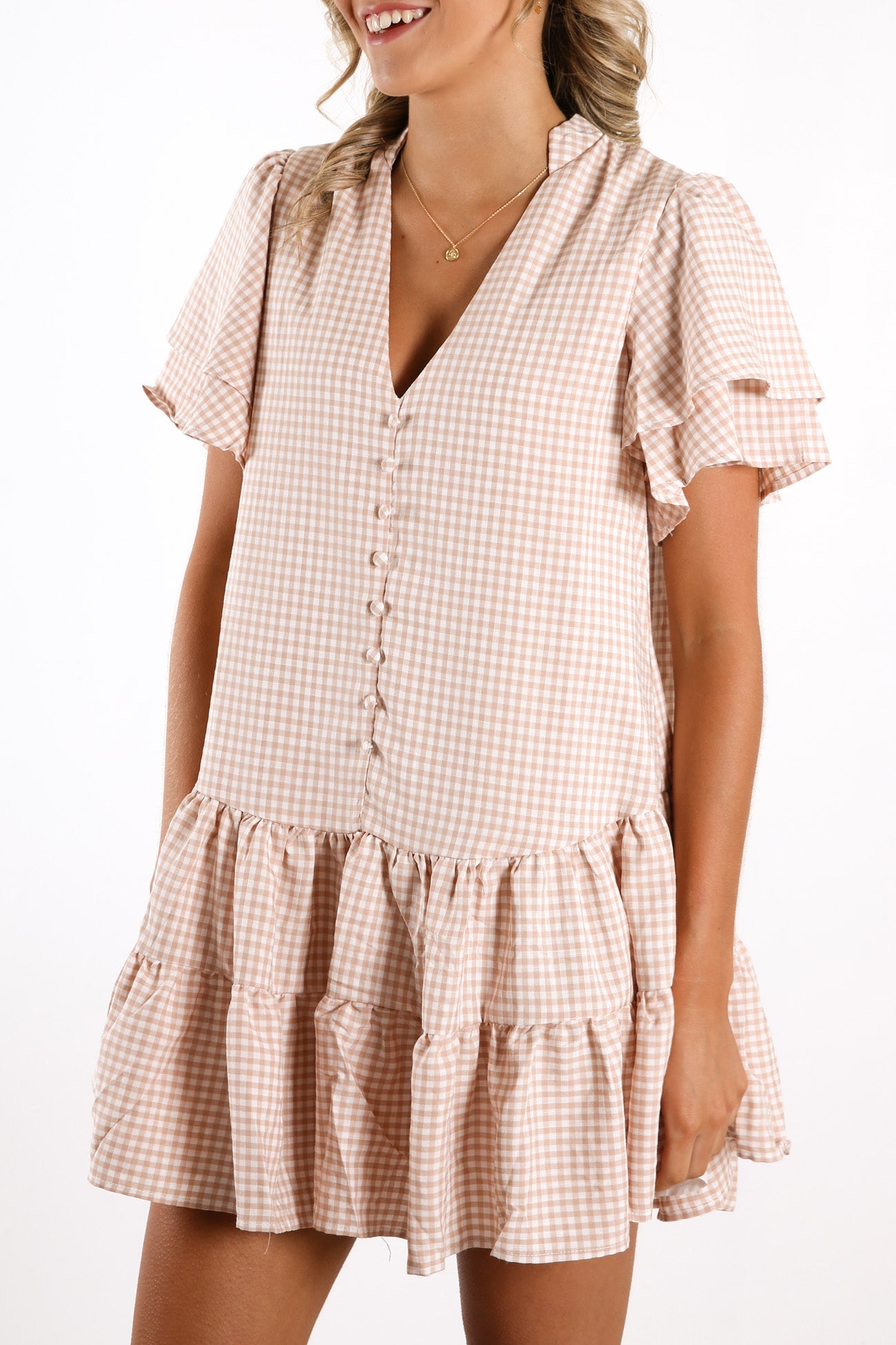Isla Dress Tan