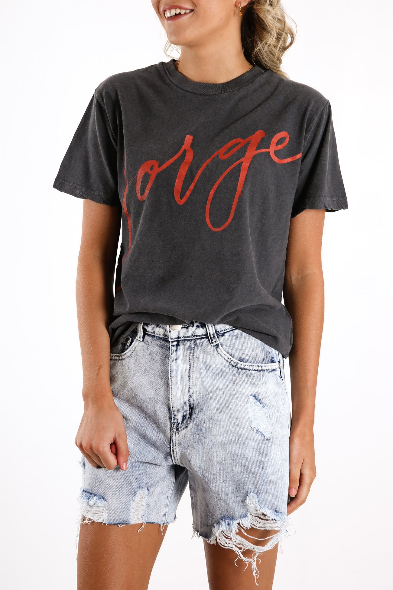 Jorge Sign Here Tee Red
