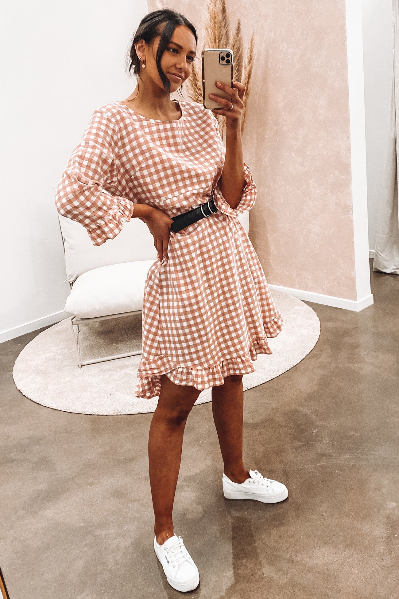 Kanan Midi Dress Pink