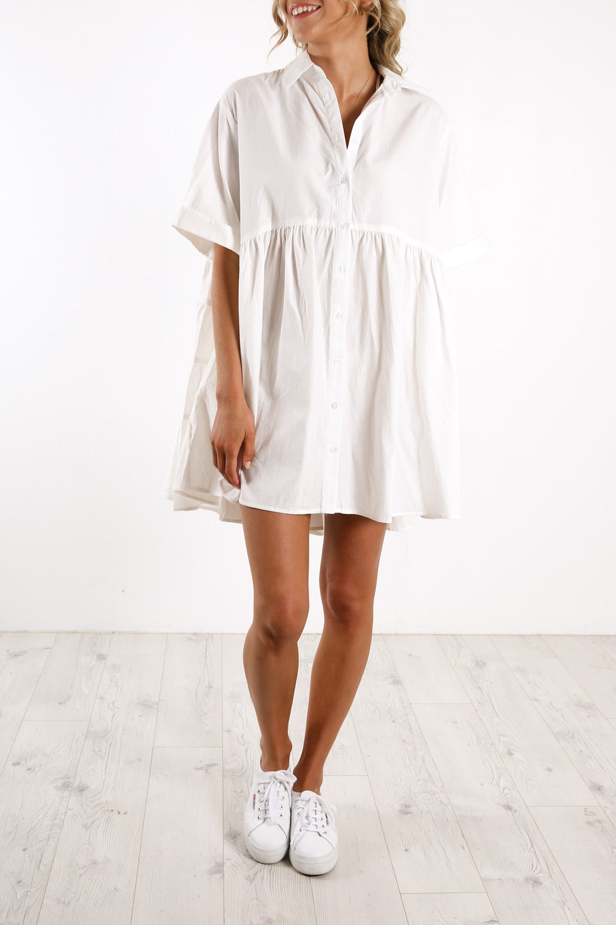 Kasper Dress White