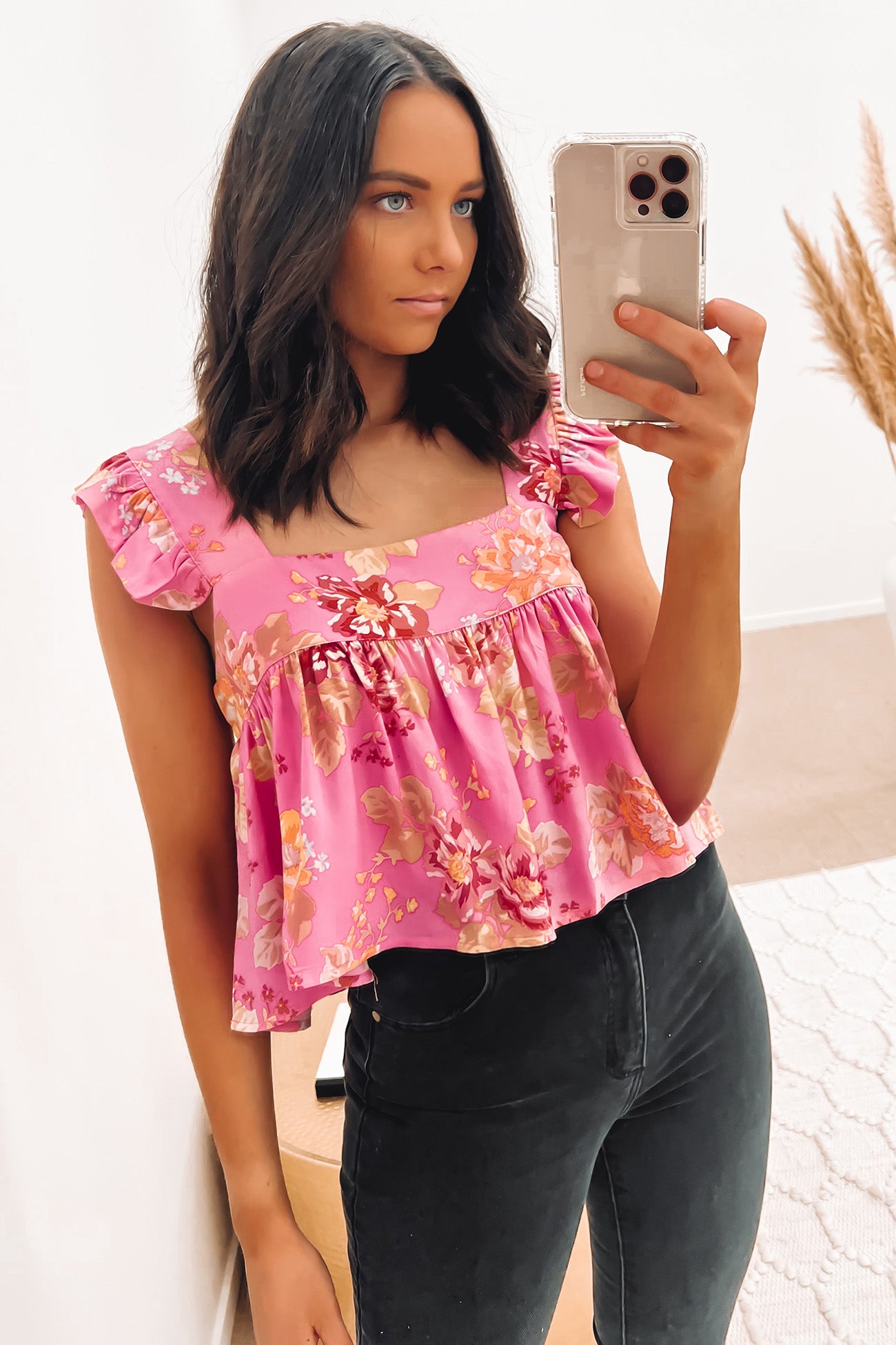 Kaylee Crop Top Floral