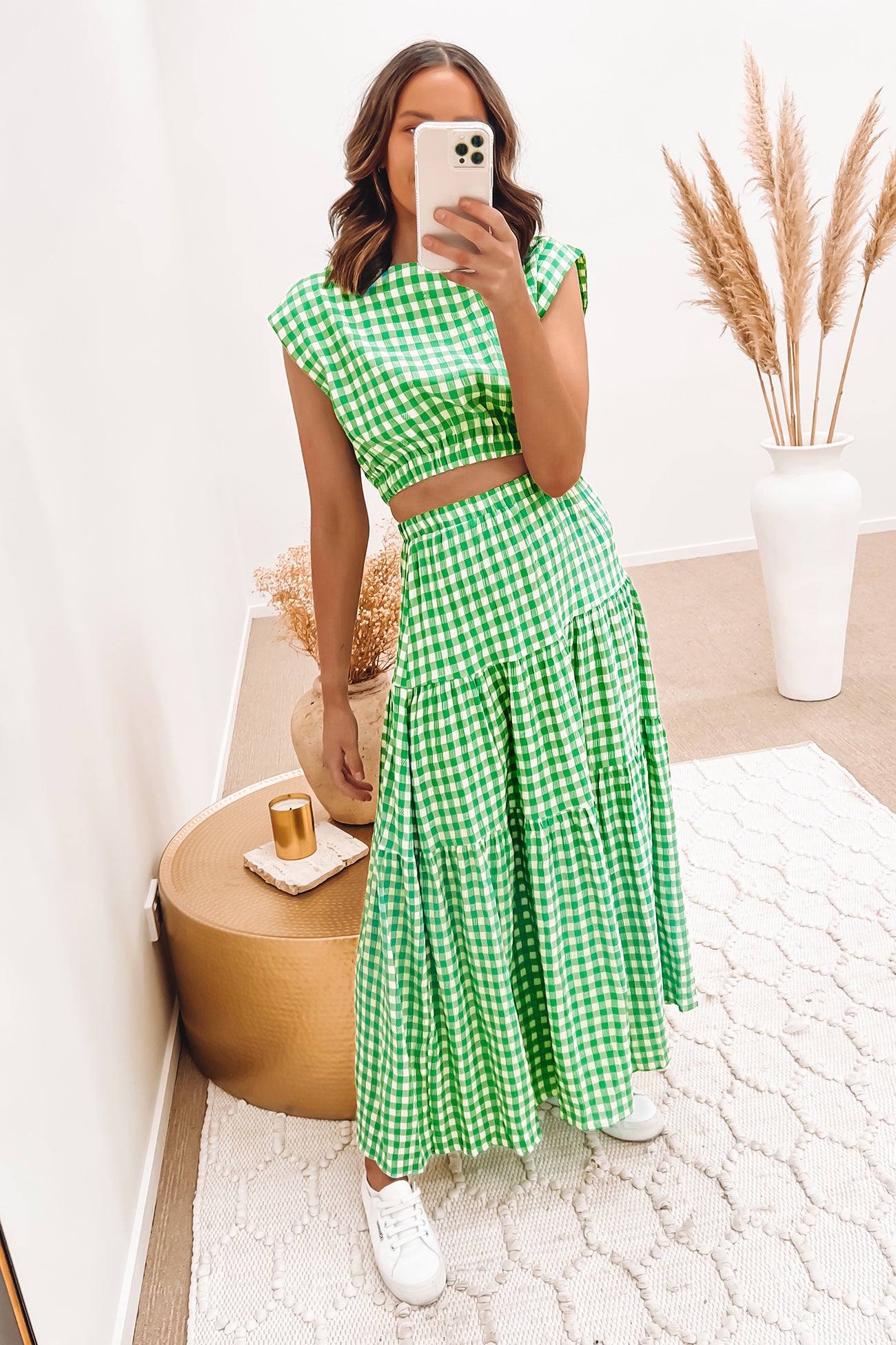 Keaton Set Green Check