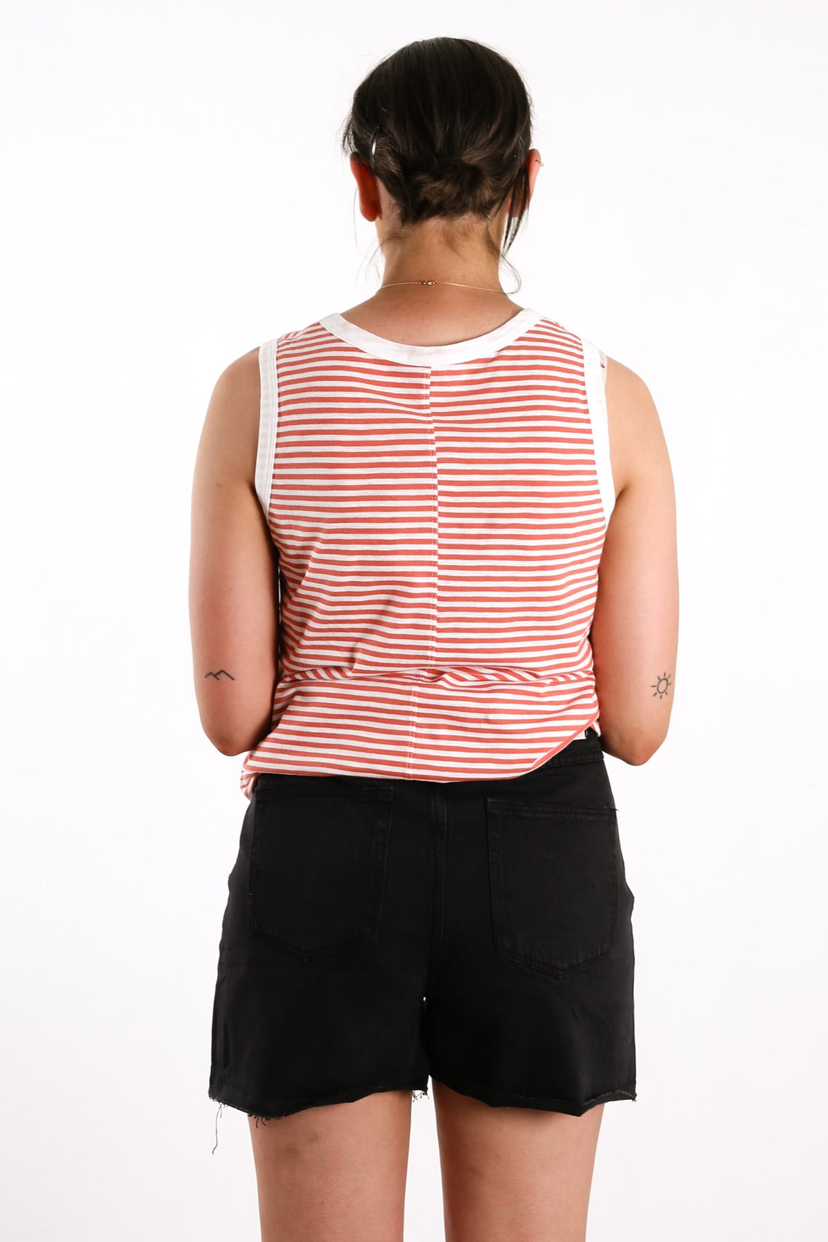 Keira Tank Tangello Stripe