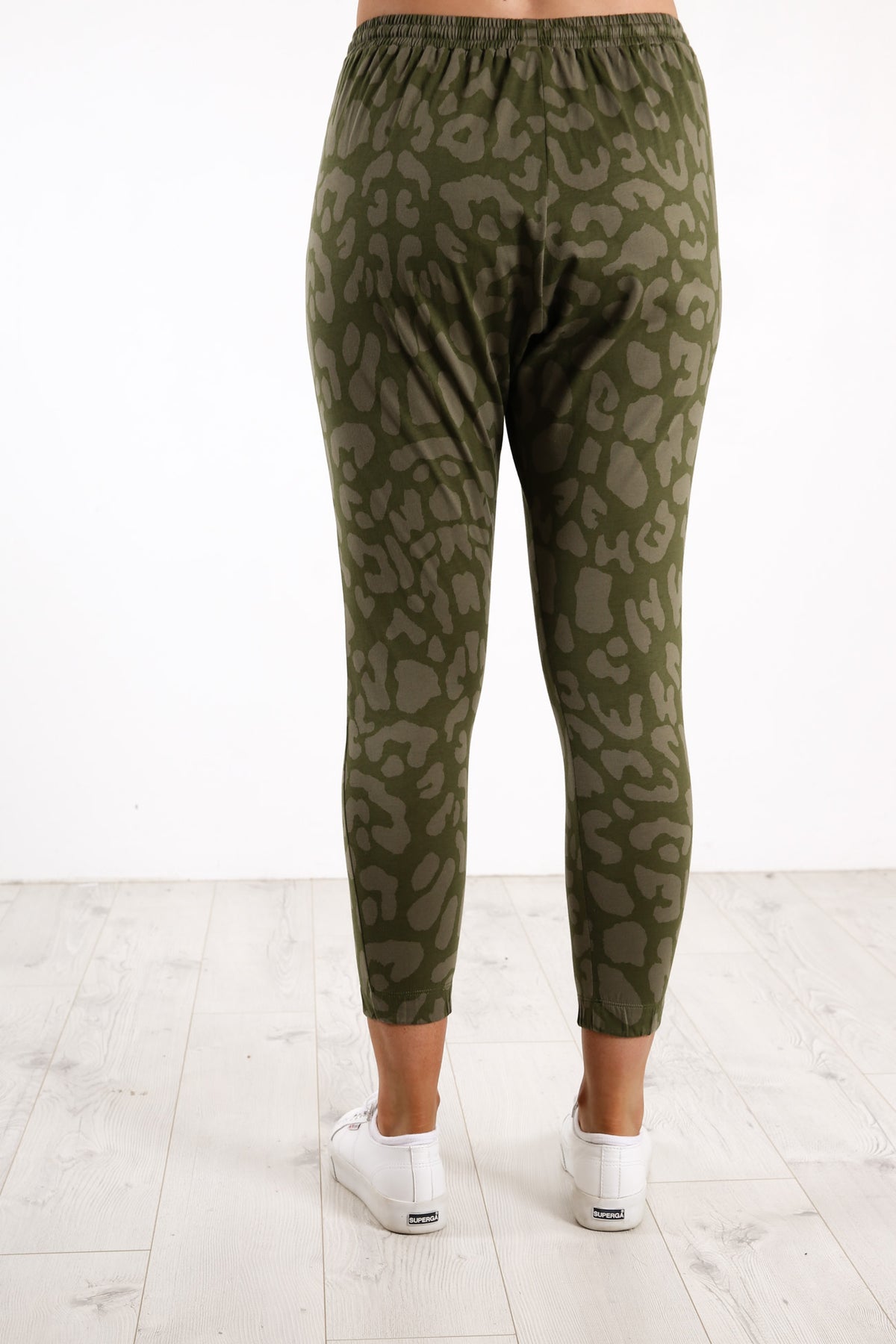 Kenji Comeback Pant Khaki Leopard
