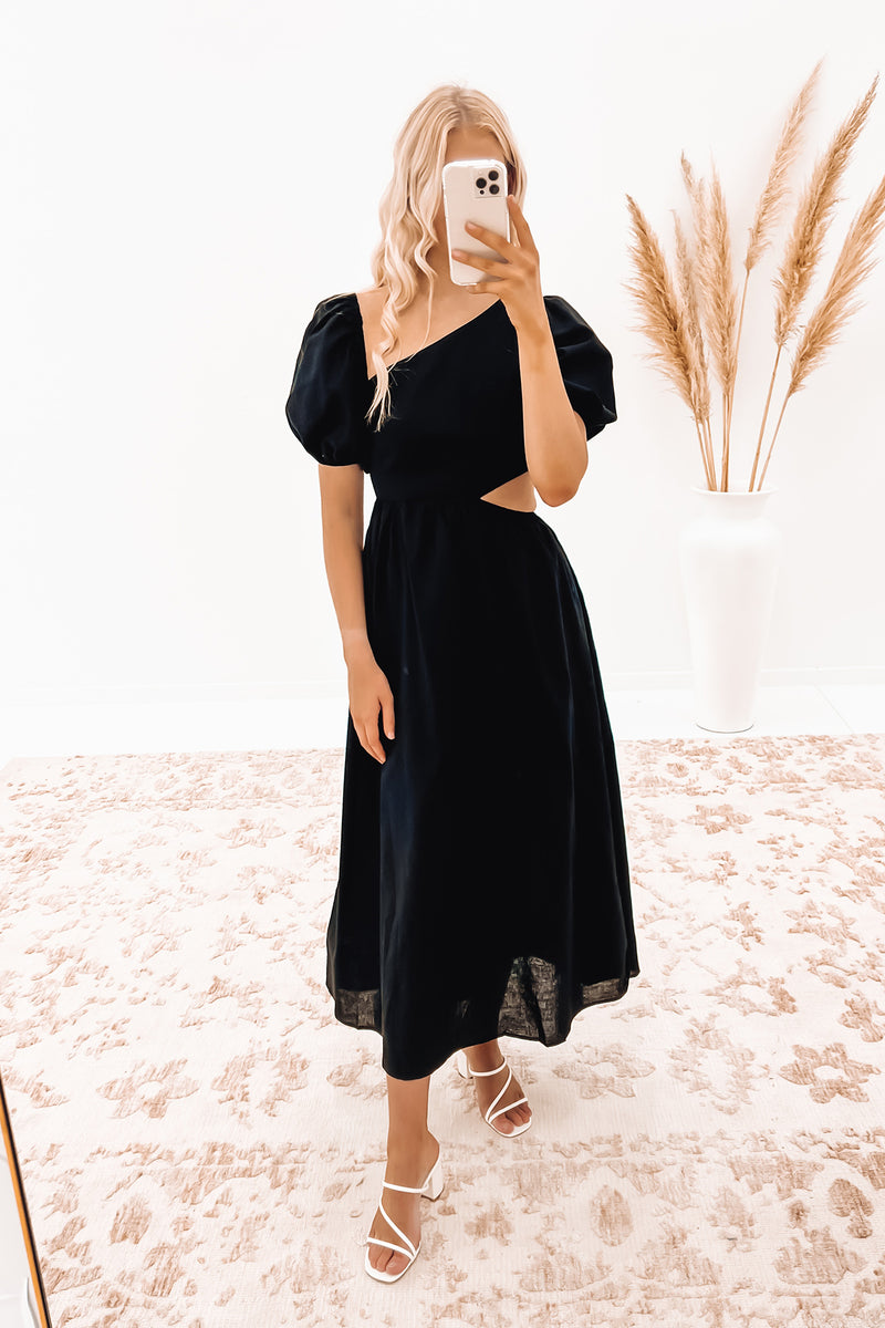 Kesha Midi Dress Black