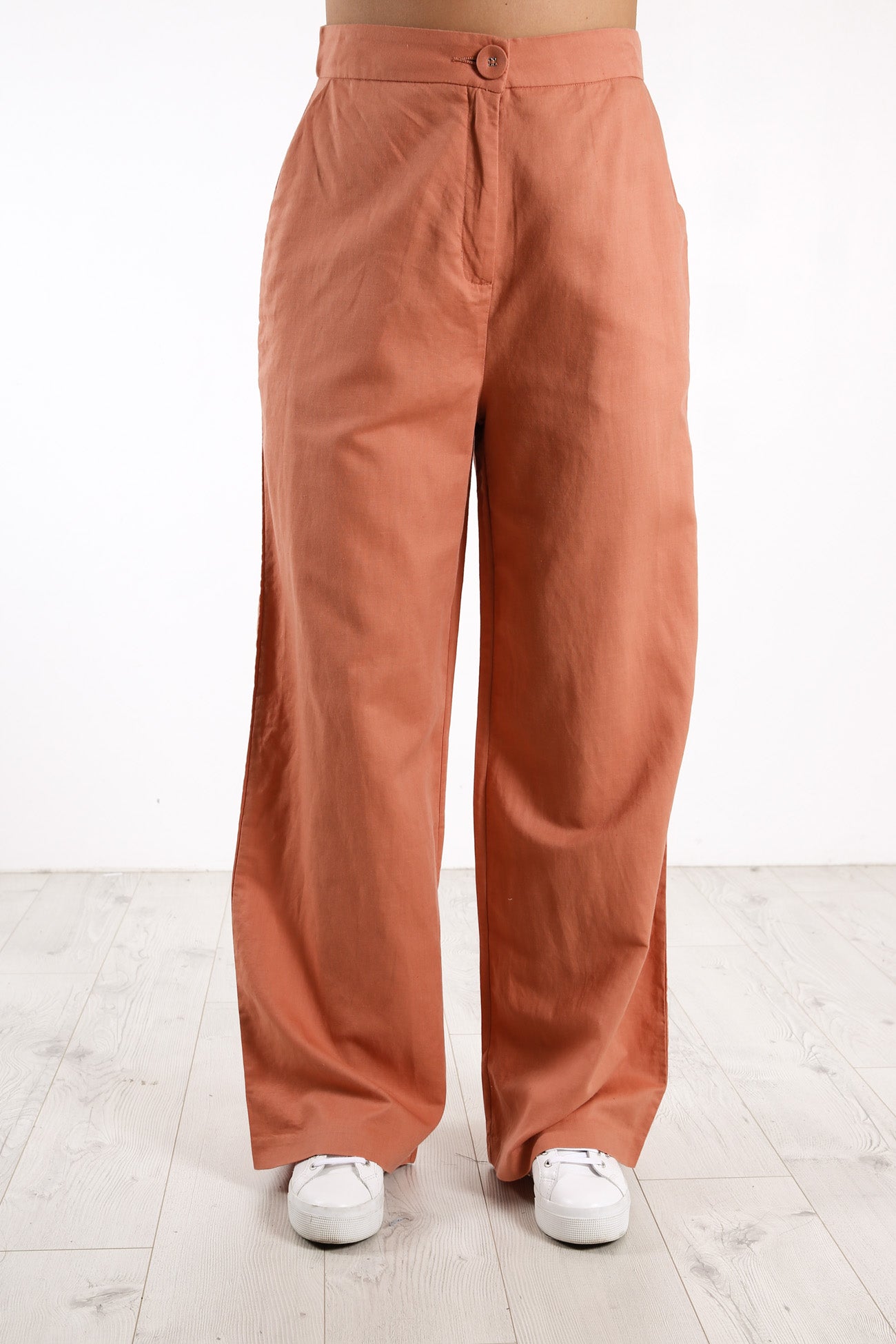 Kora Wide Leg Pant Terracotta