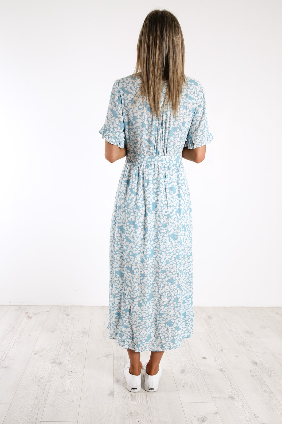 Leave Me Lonely Dress Blue