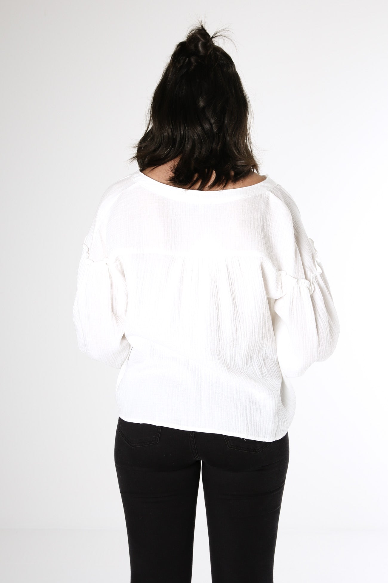 Leona Top White
