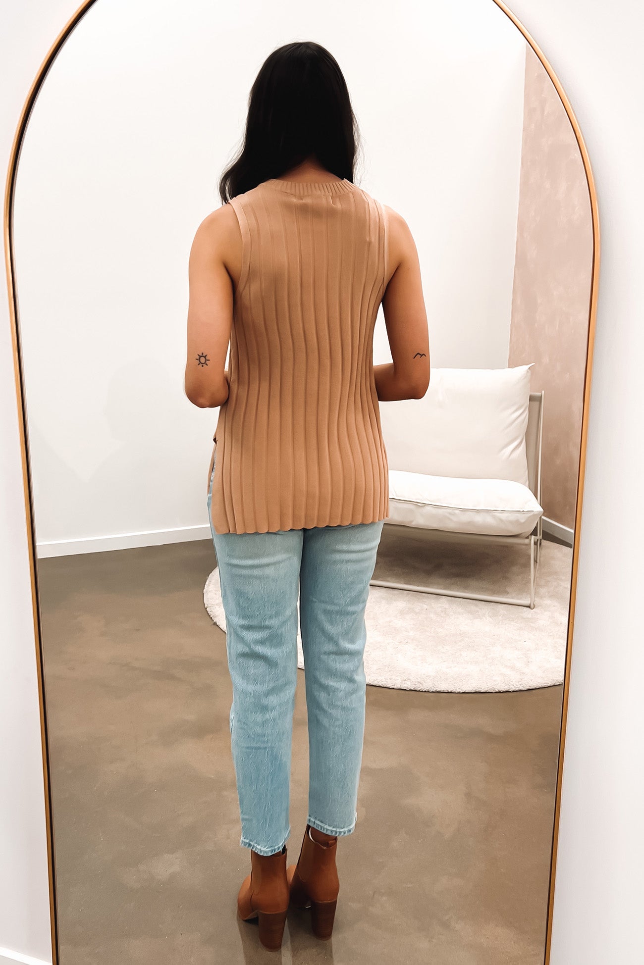 Lewis Knit Top Latte