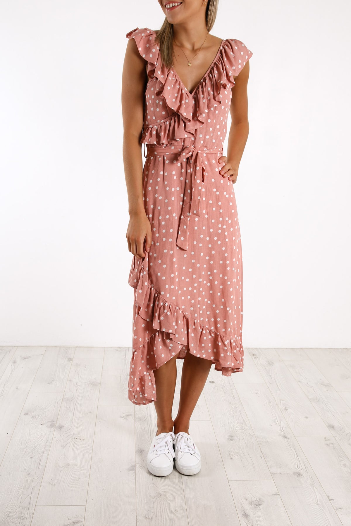 Lilo Dress Pink Spot