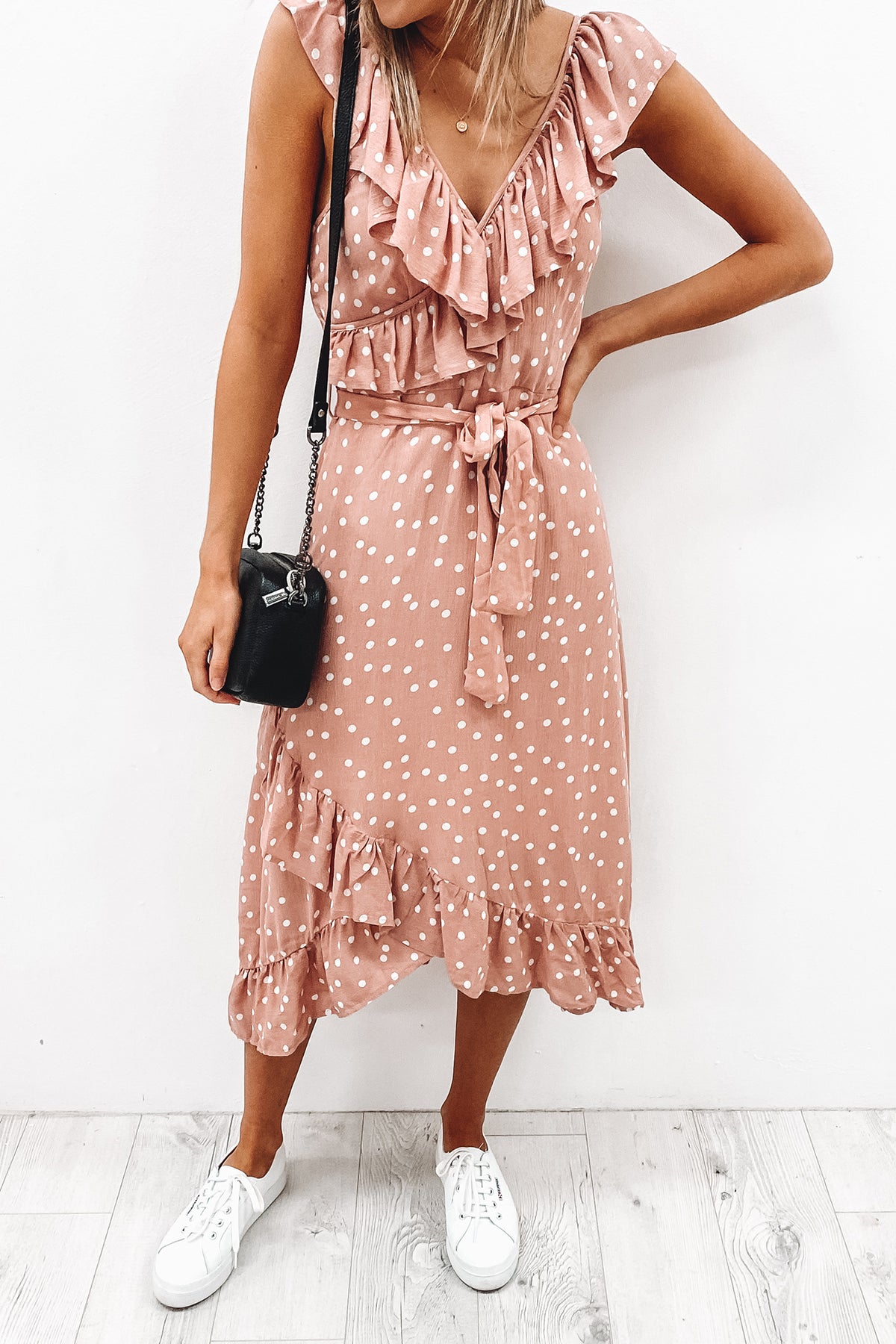 Lilo Dress Pink Spot