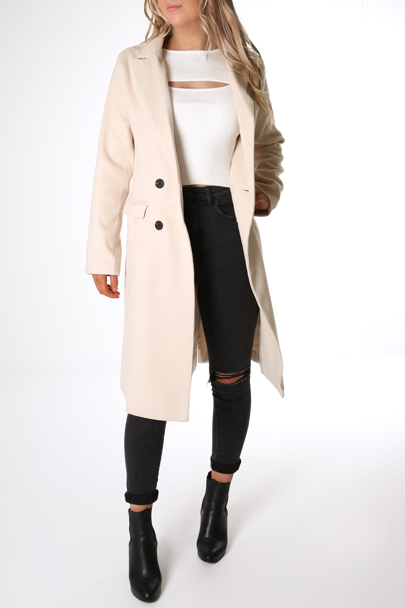Logan Coat Beige