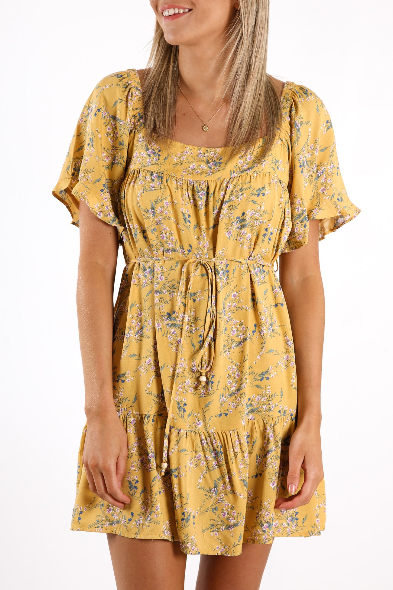 Lola Dress Mustard